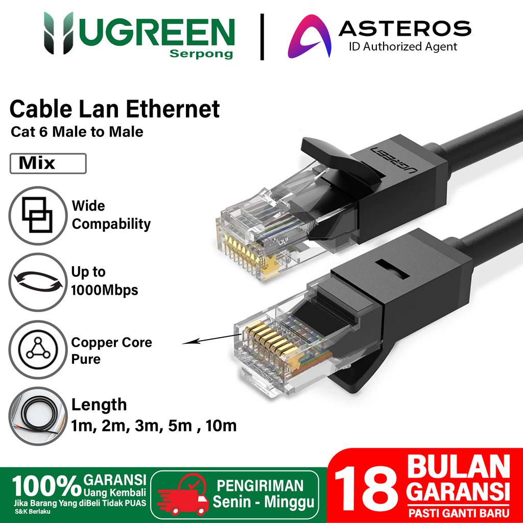 UGREEN Kabel LAN RJ45 Cat.6 Gigabit Ethernet UTP 24AWG 1000Mbps 1m 2m 3m 5m 10m