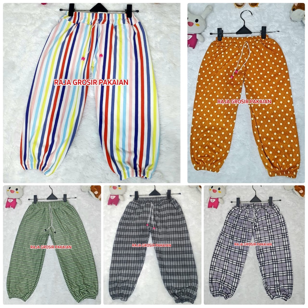 Celana Jogger Anak Motif Murah Usia 1-7 Tahun / Celana Panjang Anak Jogger Pants