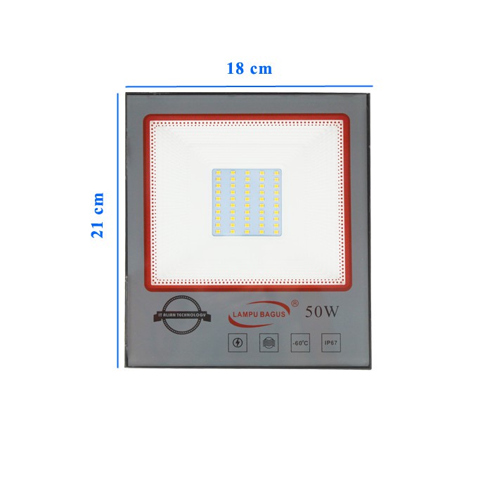 Lampu Sorot 50 Watt Lampu Tembak Led Floodlight Waterproof