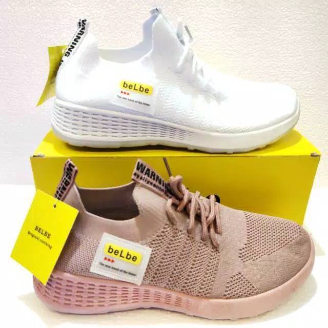 Sepatu Belbe Import Murah Sneaker Import Warna Putih