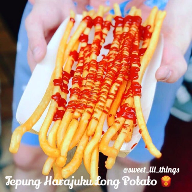 

TEPUNG LONG POTATO 100g, 200g+free bumbu bbq tabur