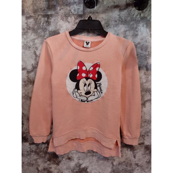 Crewneck Mickey Minnie Disney Bordir