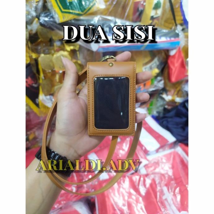 

~@~@~@~@] gantungan nametag id card dua sisi id card holder dua slot kartu