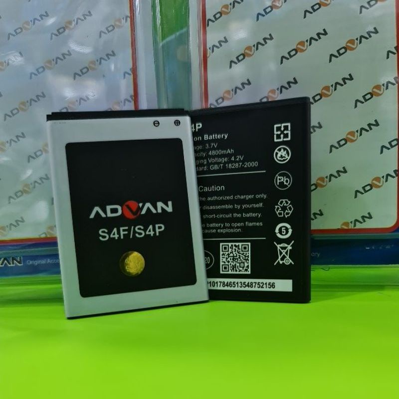 battery batrai baterei baterai Advan S4F S4P