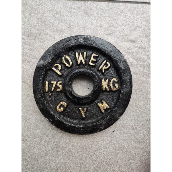 Plate Dumbell 1,75kg Beban Barbel Besi ASLI