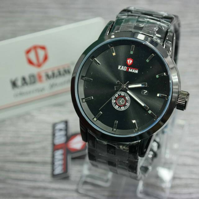 JAM TANGAN PRIA/COWOK KADEMAN ORIGINAL RANTAI TERBARU ANTI AIR ELEGANT HARGA BERSAHABAT.
