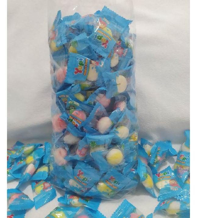 

Ready Stok Yupi kiloan Biru rasa Fruitty Puff loss 500g ♥