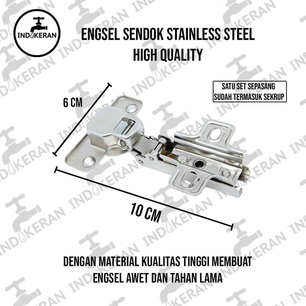 INDOKERAN - Engsel Sendok Pintu Lemari - High Quality