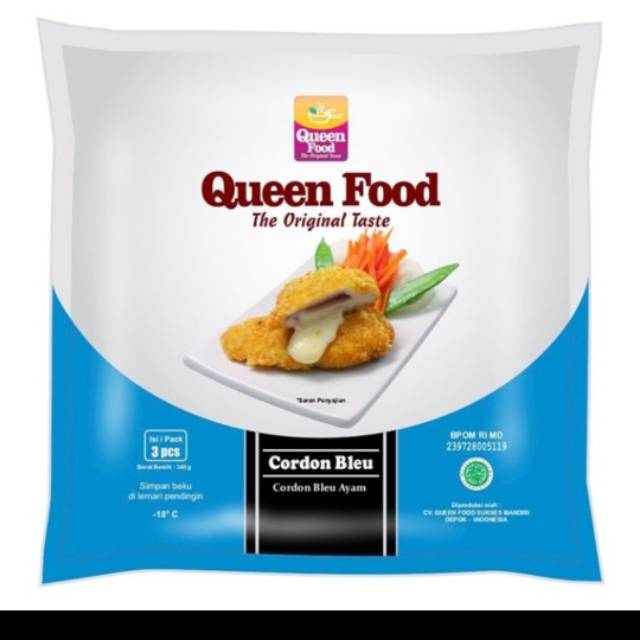 

Queen Food Cordon Bleu Isi 3pcs