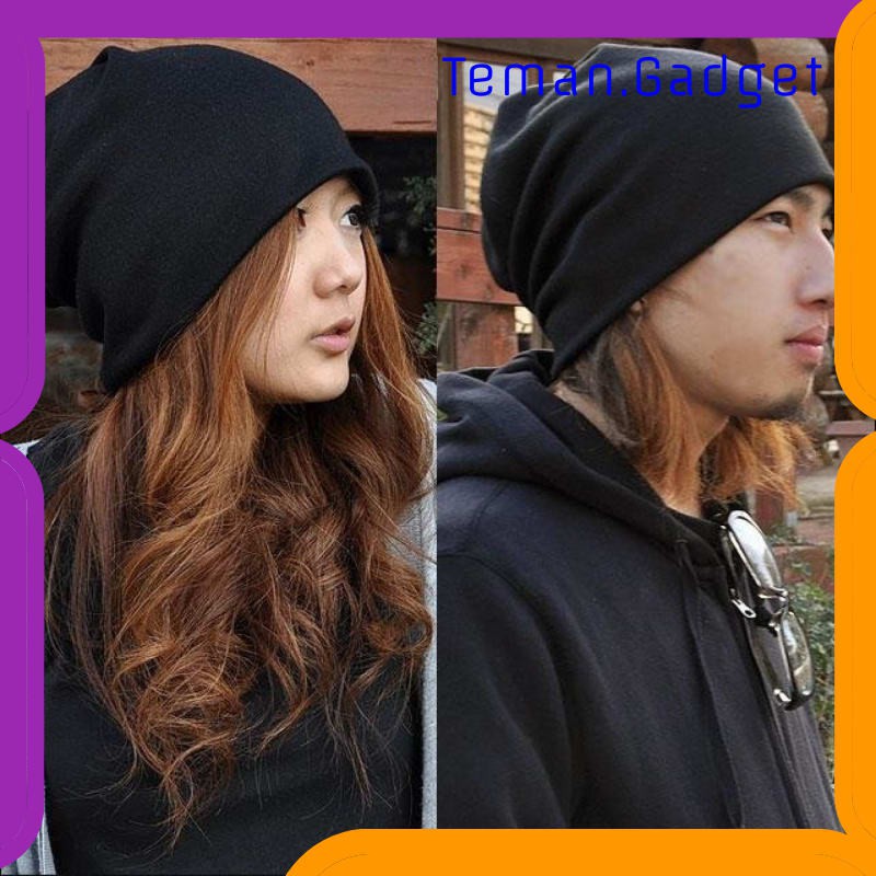 TG-FS031 Ecobros Topi Kupluk Pria Wanita Kain Katun Winter Beanie Hat - EC001