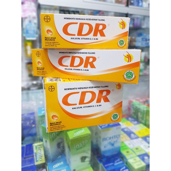 CDR Kalsimum / Multivitamin D, C, &amp; B6 / Daya Tahan Tubuh / Kesehatan Tulang