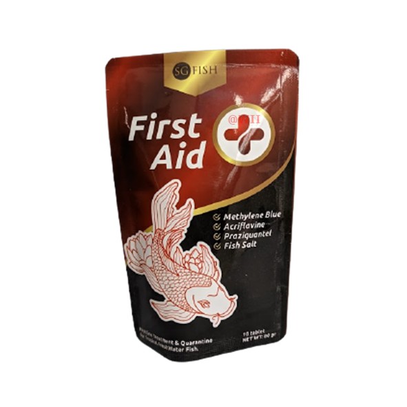 FIRST AID PLUS GARAM TABLET SG FISH SALT OBAT KARANTINA IKAN