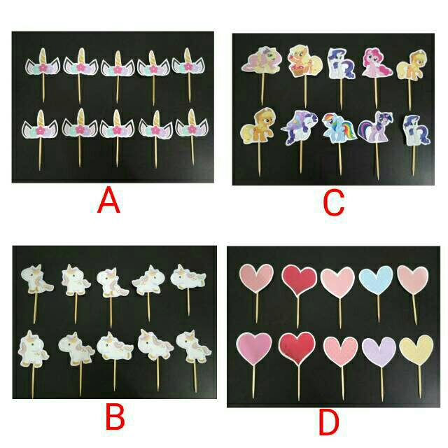 

Topper Cupcake Cup Cake Toper Kue Cake Hiasan Ultah Anak