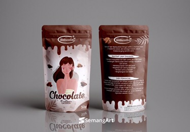 Desain Kemasan Standing Pouch Packaging Makanan Profesional | Desain Kemasan Masker Murah