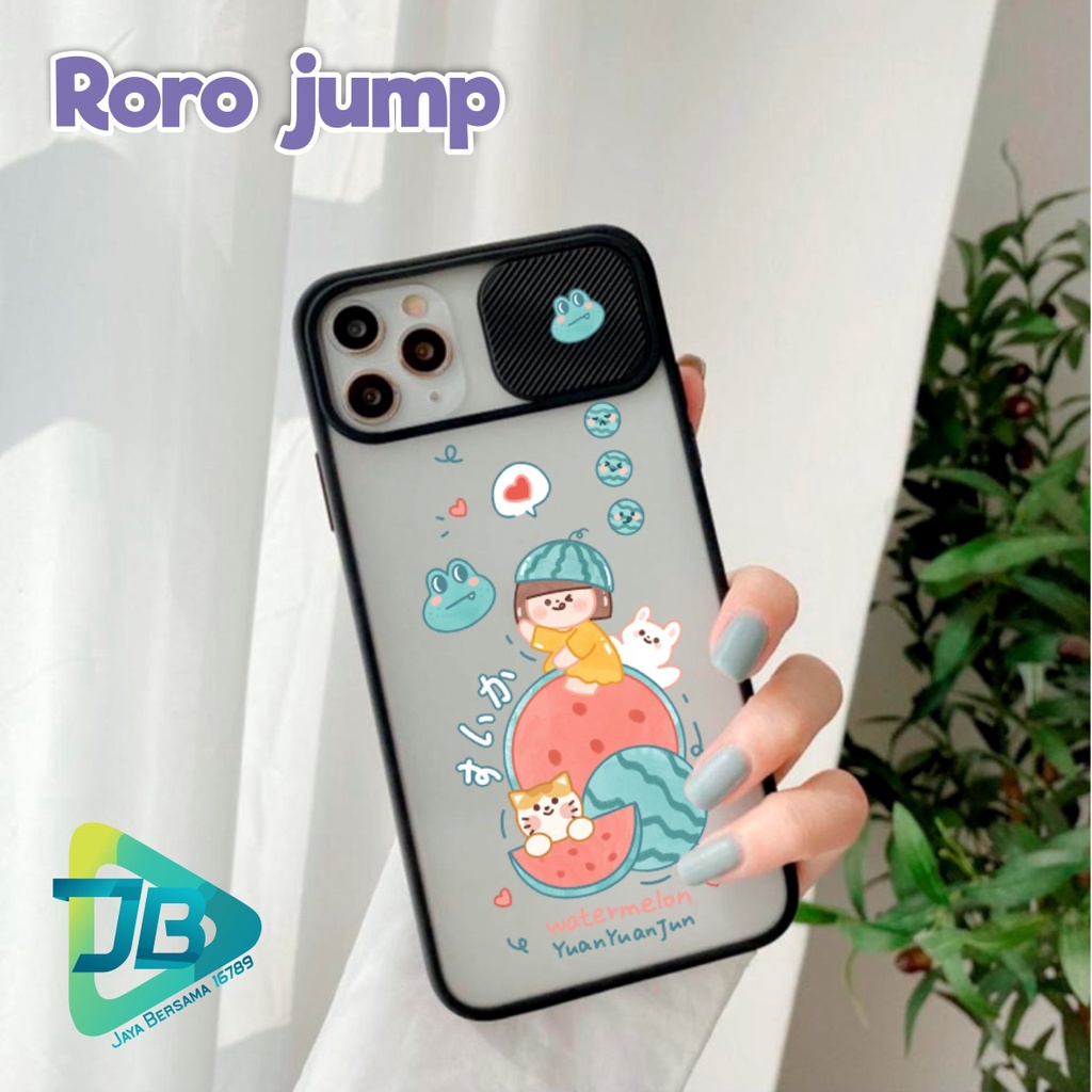 SOFTCASE SLIDE KAMERA RORO JUMP OPPO VIVO SAMSUNG XIAOMI REALME IPHONE ALL TYPE JB4941