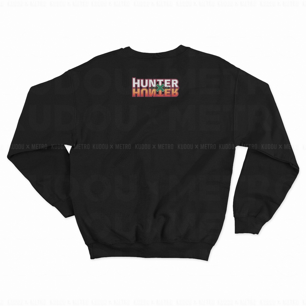 Sweater Crewneck Chrollo Lucilfer Hunter x Hunter Black Anime Manga Premium Unisex