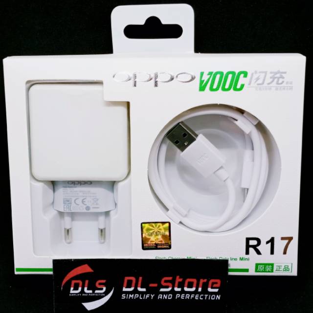 Charger OPPO R17 RENO RENO2 VOOC ORIGINAL TYPE C FAST CHARGING