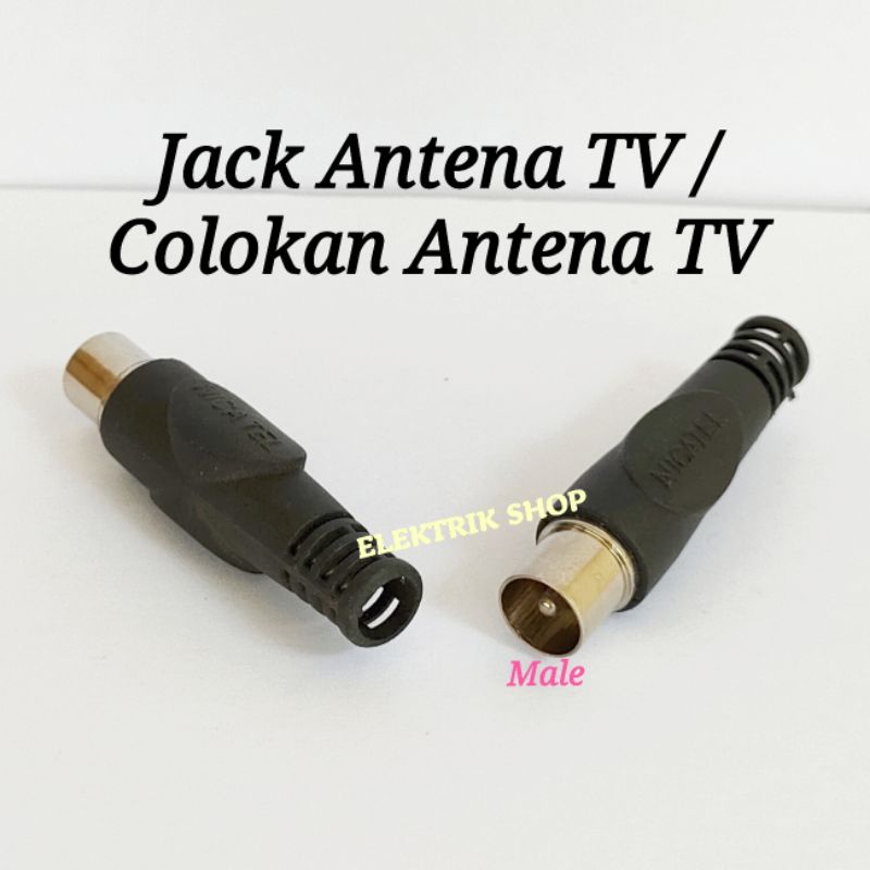 JACK ANTENA TV / COLOKAN ANTENA TV MALE