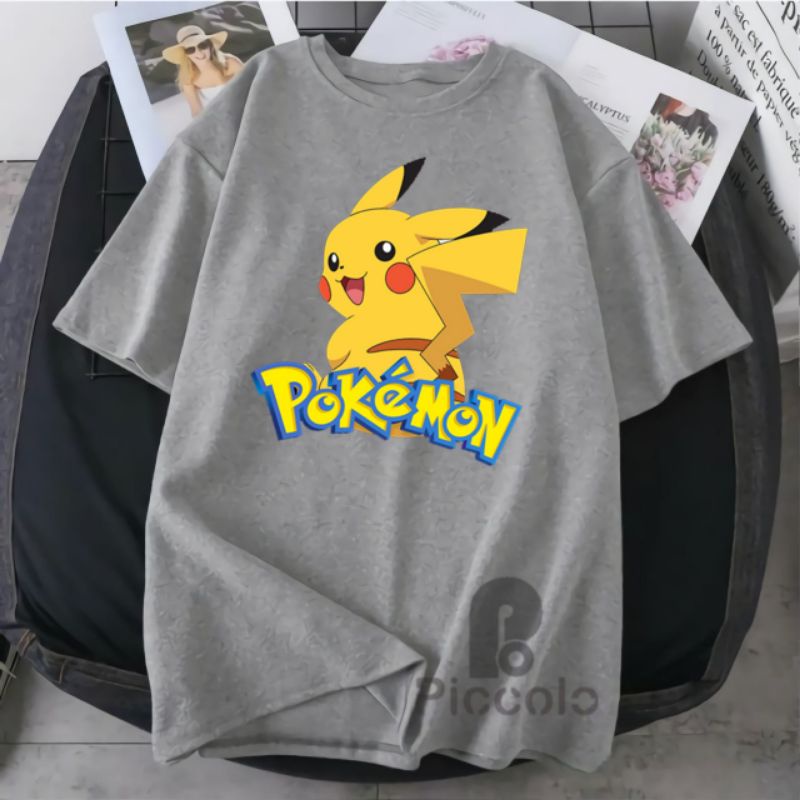 baju kaos anak anak pokemon go bahan  cotyon