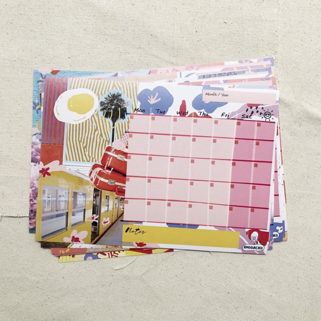 

WHATPIXIESEES - Monthly Planner Set (Size A5)