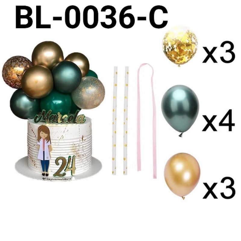 topper ballon set