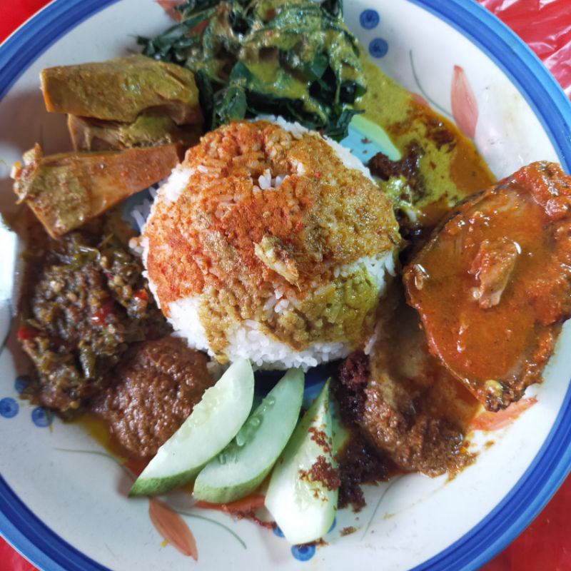 Nasi Padang ikan tongkol Asampadeh