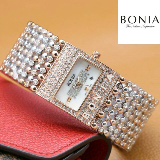 JAM TANGAN CEWEK/WANITA BONIA DIAMOND KW SUPER TERBARU ELEGANT HARGA BERSAHABAT..