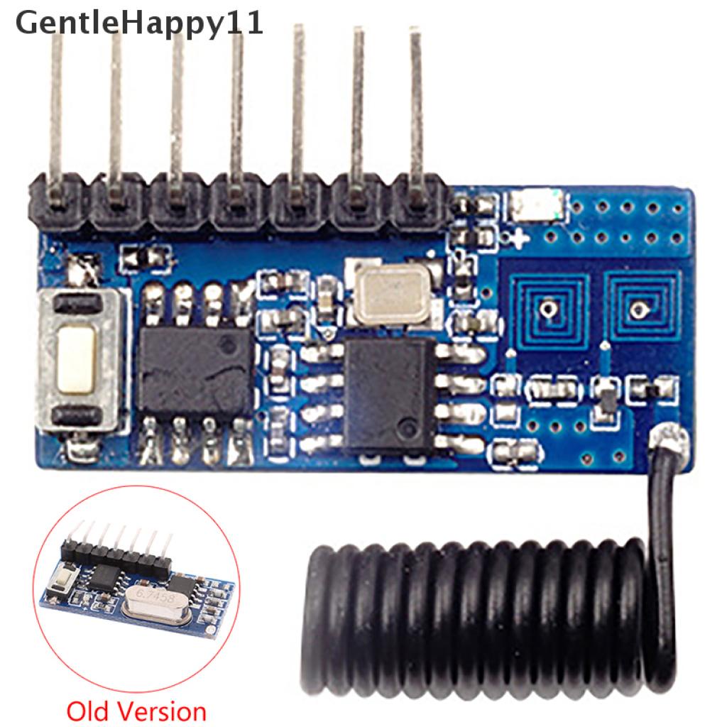 Gentlehappy 1Pc Modul decoder receiver rf 433mhz 4 channel Untuk encoding 1527