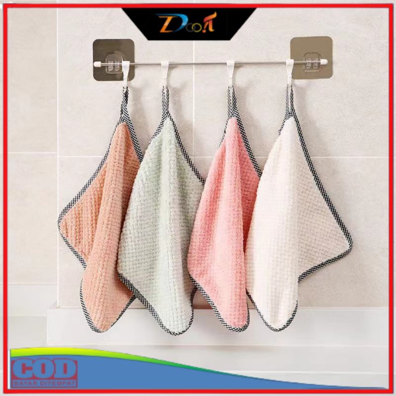 Kain Lap Tangan Piring Bisa Digantung Bahan Tebal | Kain Lap Piring Serba guna | Hand Towel