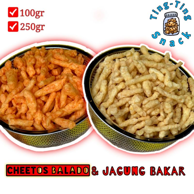 

CHEETOS BALADO & JAGUNG BAKAR 100 GRAM CHETOS CHITOS TINGTING SNACK 100GRAM