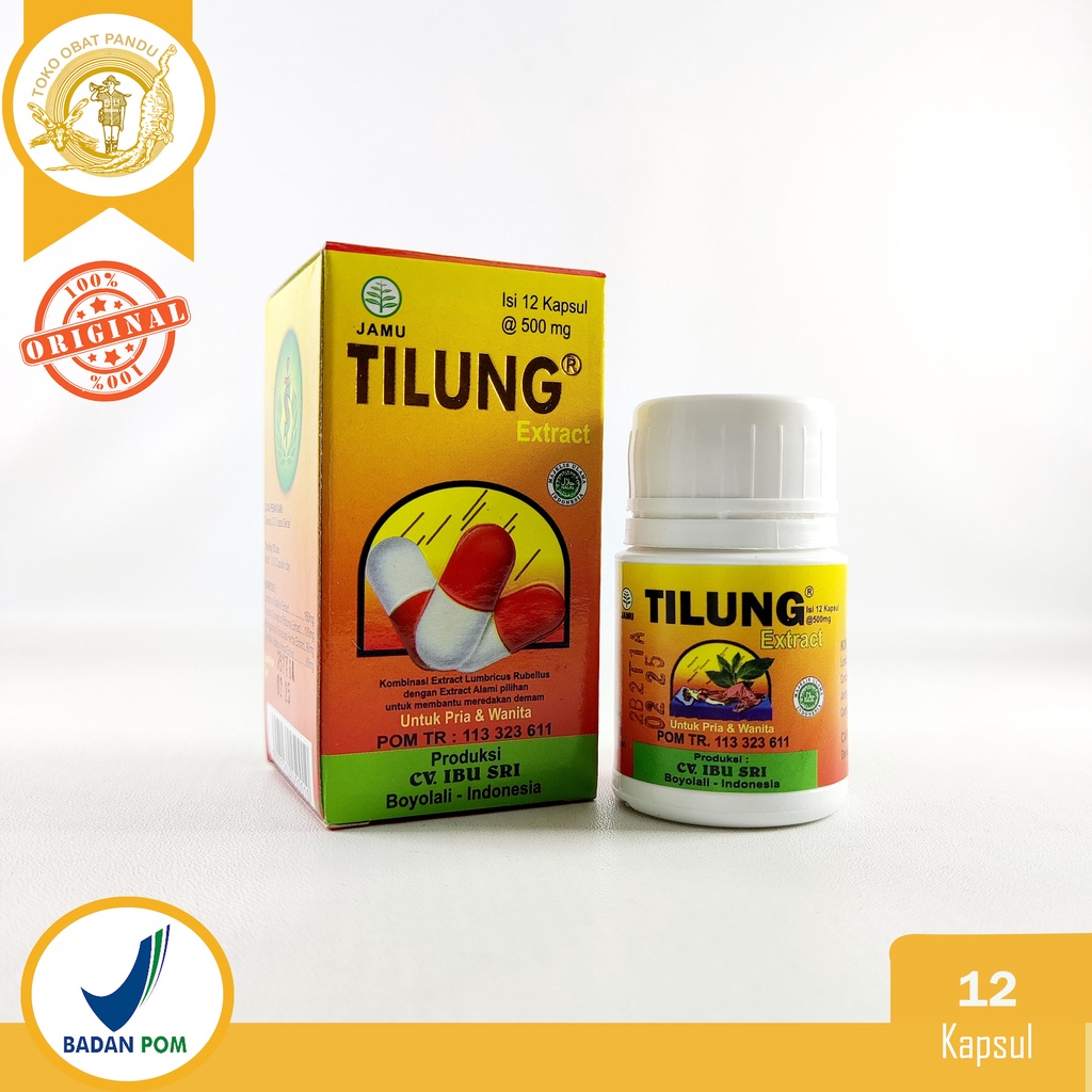 TILUNG KAPSUL / KAPSUL CACING / OBAT DEMAM / TIPES