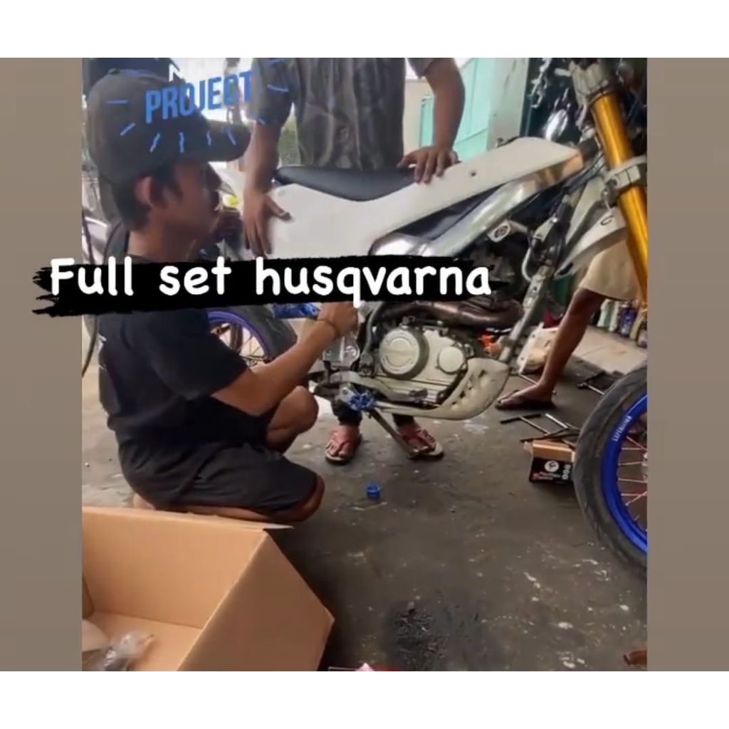 BODY SET FULL HUSQVARNA TANGKI DAN JOK