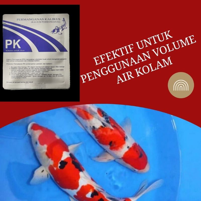 Obat PK Original untuk 5000 liter air Permanganas Kalikus Ori