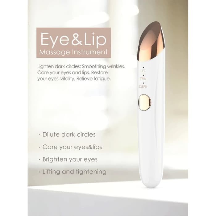 Alat Pijat Mata &amp; Bibir Prettyme Eye Massage Pen Instrument Perawatan