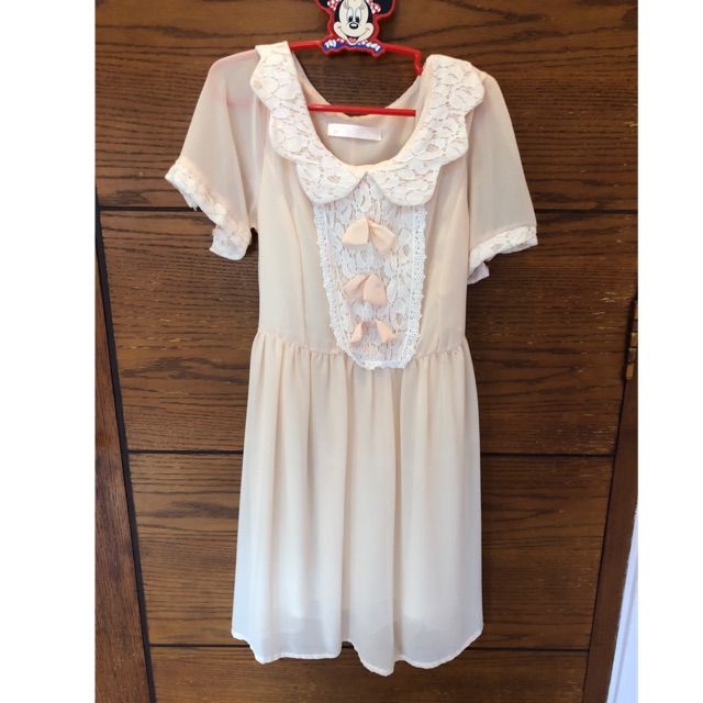 Pink ribbon dress