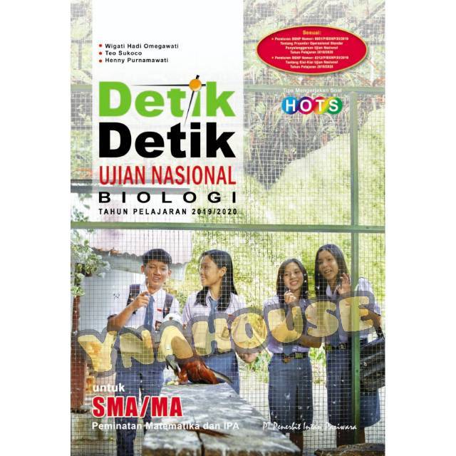 Buku Detik Detik Ujian Nasional Un Biologi Sma Ma Tahun 2019 2020 Intan Pariwara Kunci Jawaban Shopee Indonesia