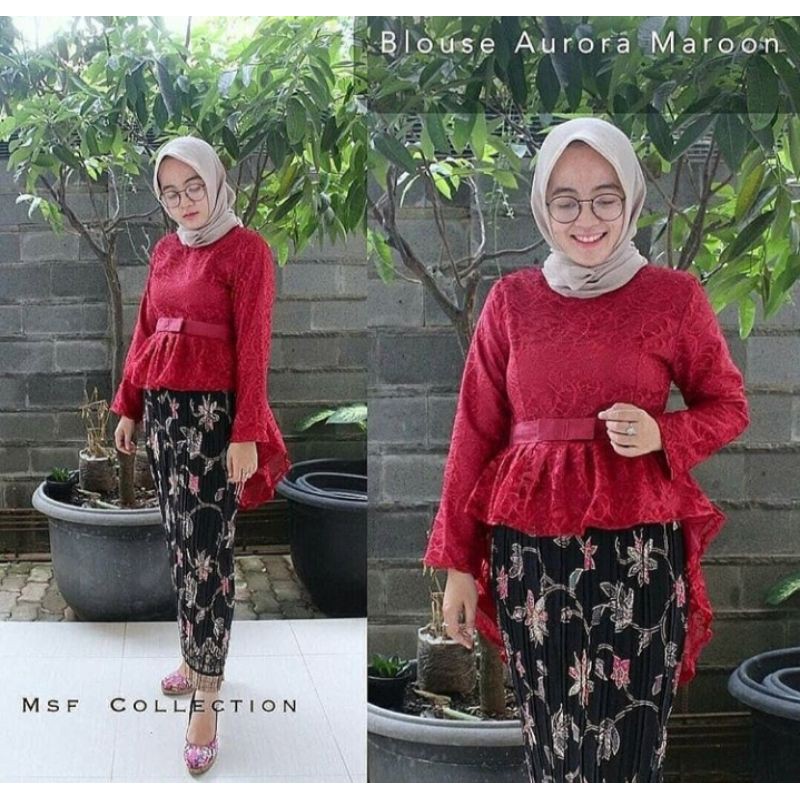 COD REALPICT KEBAYA AURORA PENGUIN KEBAYA MODERN WISUDA Bridesmaids seragaman kebaya-3