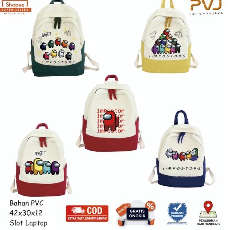 [KODE BQ0LV] Tas Ransel Anak Among Us Original PVJ 2021