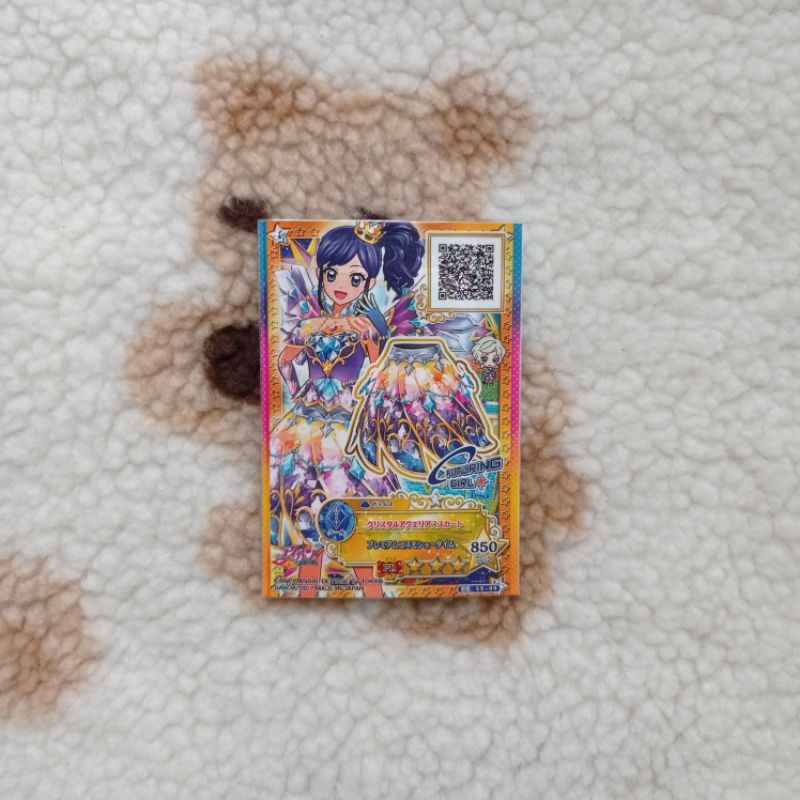 Kartu Aikatsu Stars Bottoms Premium Crystal Aquarius