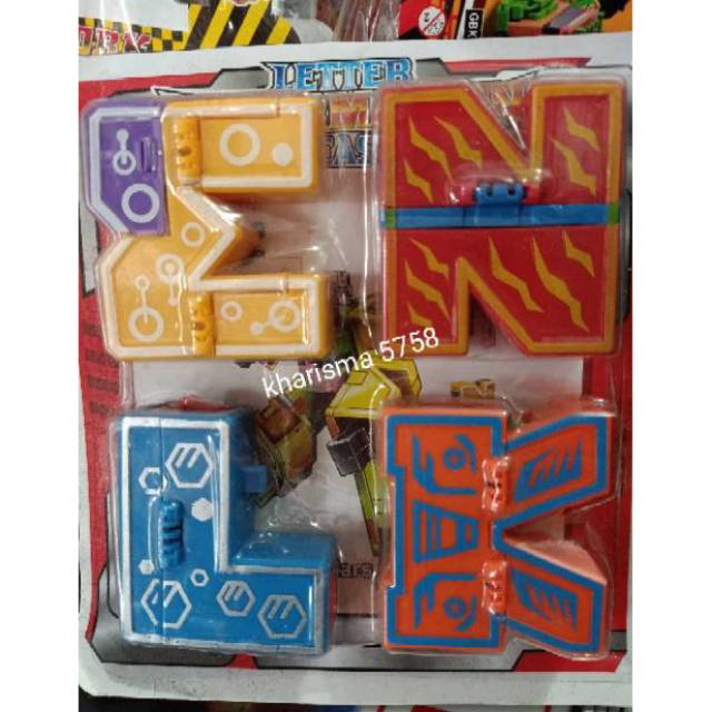 Mainan Robot Huruf ABC nr