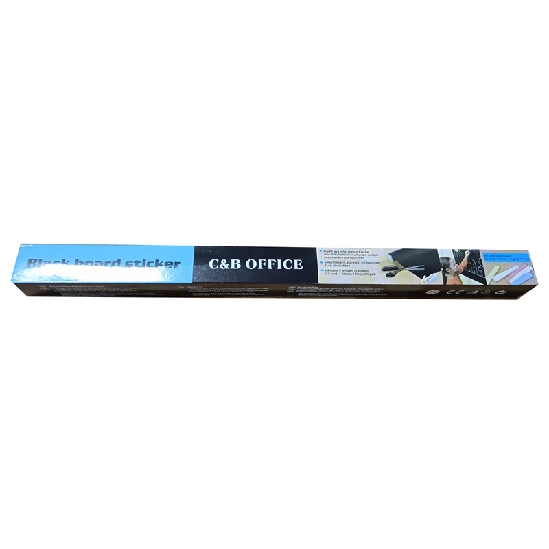 H&amp;F Stiker Dinding Papan Tulis Kapur Flexible 200 x 45 cm - 513 - Black