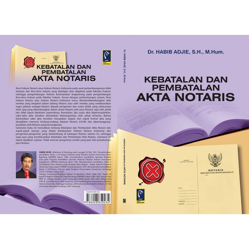 

Buku Kebatalan dan Pembatalan Akta Notaris