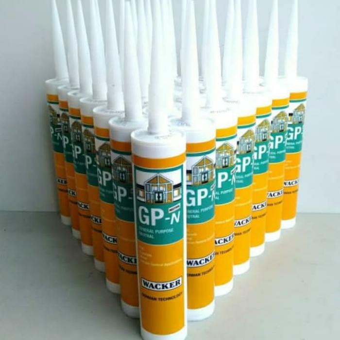 

Palinglaliris Silicone Sealant Wacker Gp-Netral:Clear/Black/White/Grey/Bronce 270Ml - Clear Bening