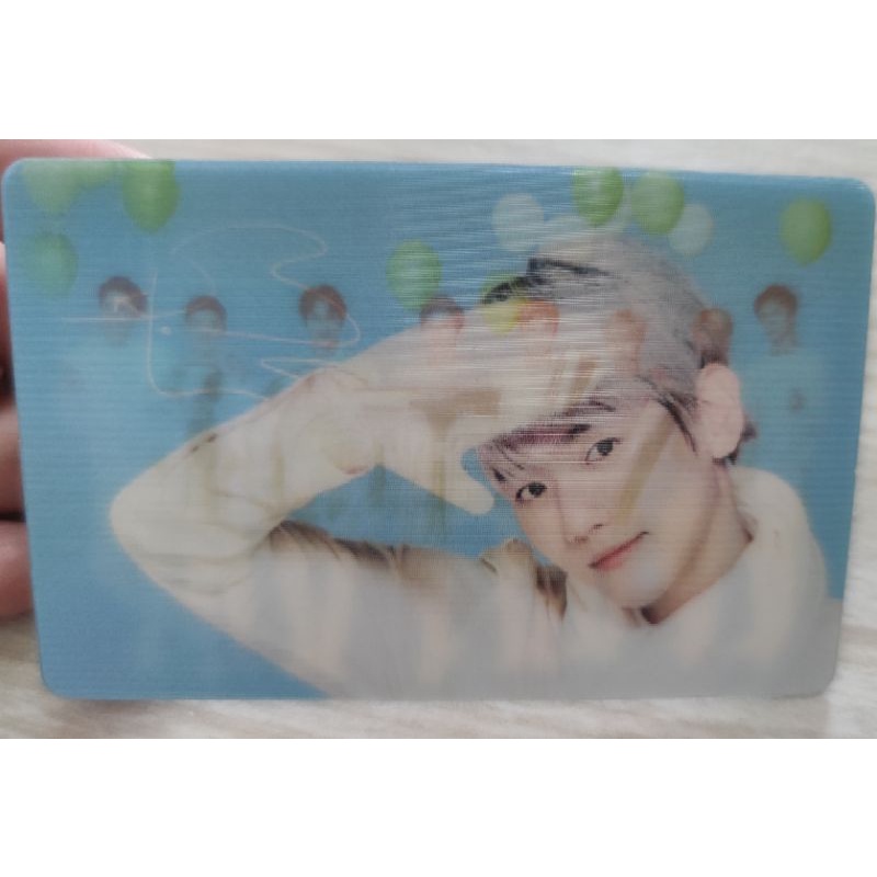 EXO baekhyun bbh nature republic natrep lenti lenticular 10th anniversary photocard pc official