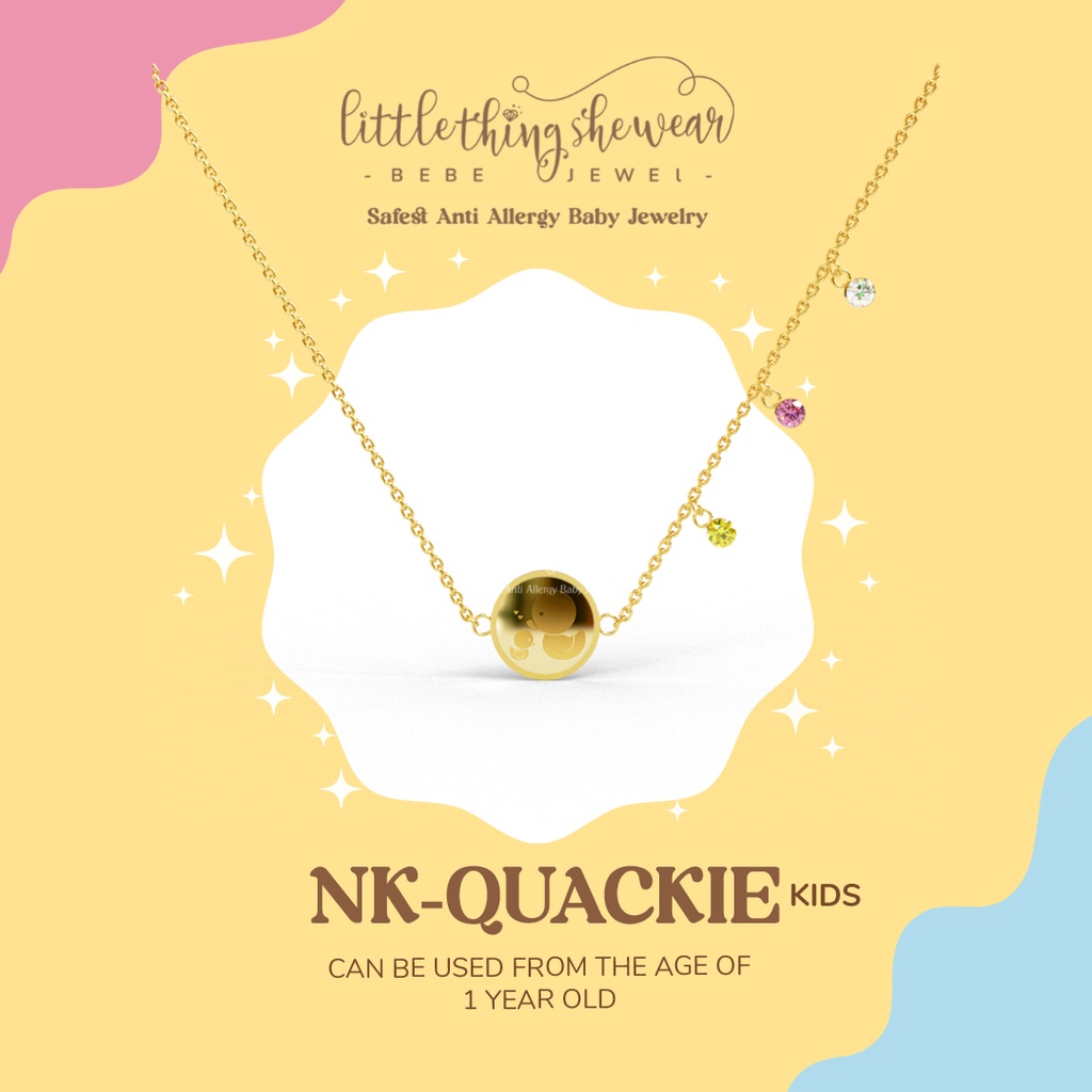 Kalung Anak NK-QUACKIE 3,5gr - THE ANIMALS SERIES