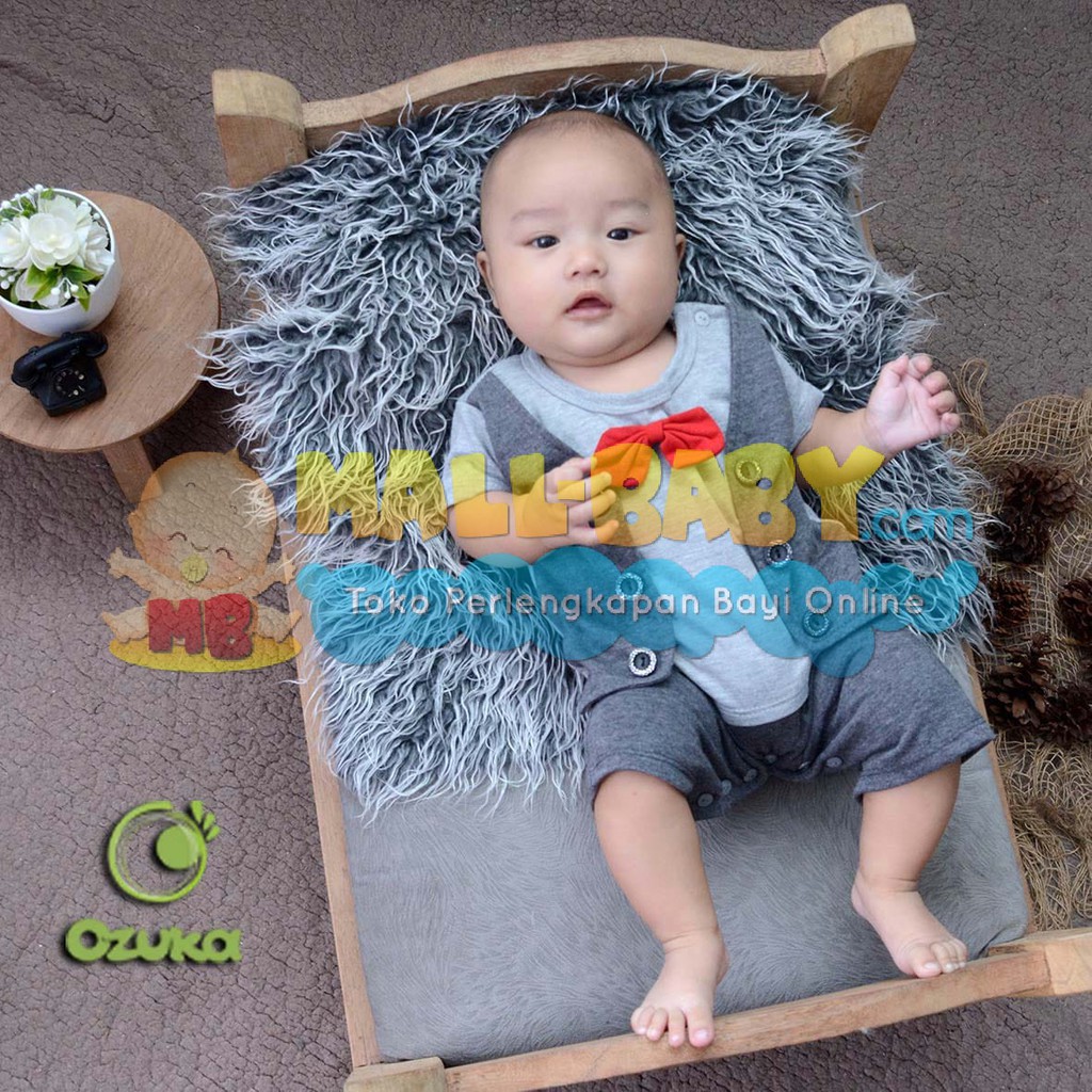 Baju Bayi Laki Laki Baru Lahir Romper Jumper Tuxedo Bayi Newborn