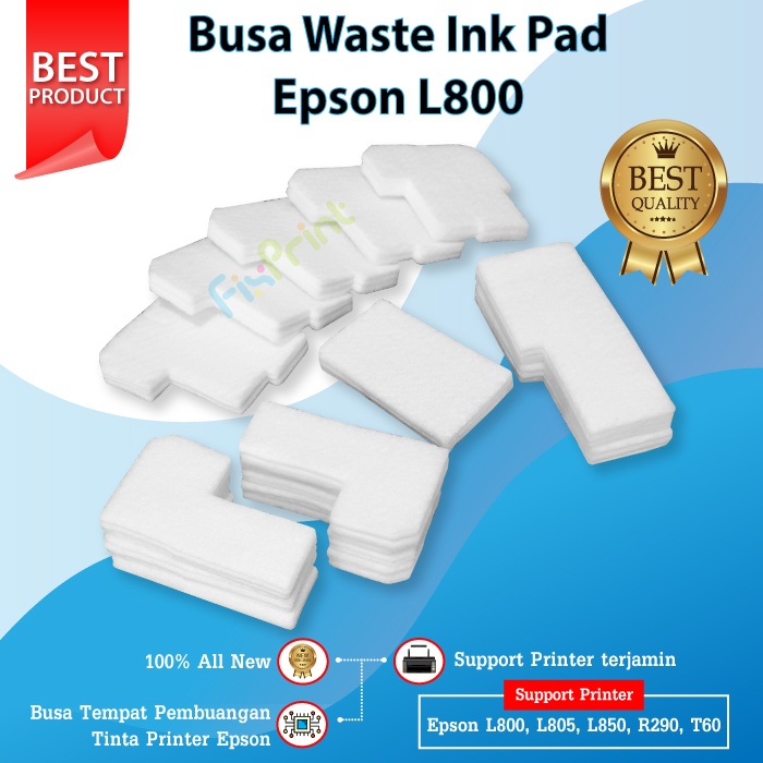 Ink Pad Busa Pembuangan Epson L805 L850 R290 Waste Inkpad Printer L800 T60