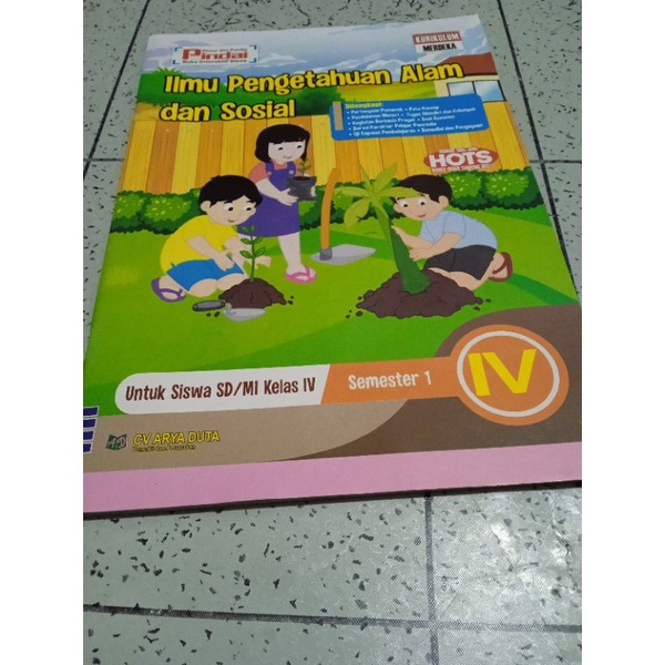Lks  Pindai Ilmu pengetahuan Alam dan Sosial Kelas 4 SD/MI Kurikulum Merdeka