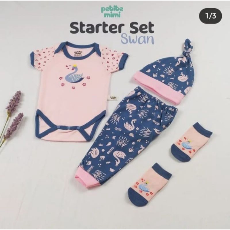 Starter Set Petite Mimi / Stelan New Born / Pakaian Bayi Baru Lahir