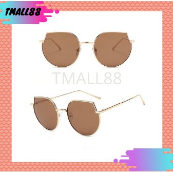 ♥TMALL88♥ Frame Lensa Kacamata Kacamata Fashion Pria&amp;Wanita New Sunglasses Km101